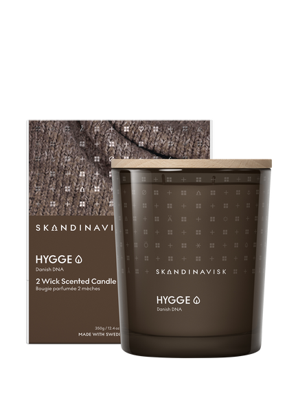 SKANDINAVISK Hygge Scented Candle, 350g, Brown