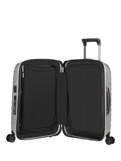 Samsonite Proxis Spinner 55cm 4-Wheel 40cm Wide Expandable Cabin Case - view 2, Silver