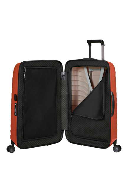 Samsonite Proxis 66cm 4-Wheel Medium Suitcase, 76L - view 2, Flame