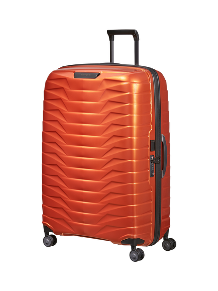 Samsonite Proxis 81cm 4-Wheel Large Suitcase, 125L, Flame