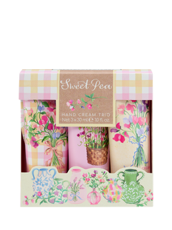 Heathcote & Ivory Sweet Pea Hand Cream Gift Set, Pink