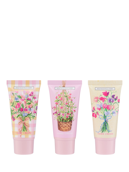 Heathcote & Ivory Sweet Pea Hand Cream Gift Set - view 2, Pink