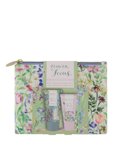 Heathcote & Ivory Flower of Focus Wash Bag Gift Set, Multi