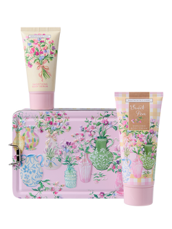Heathcote & Ivory Sweet Pea Radiant Skin Gift Set Tin, Pink
