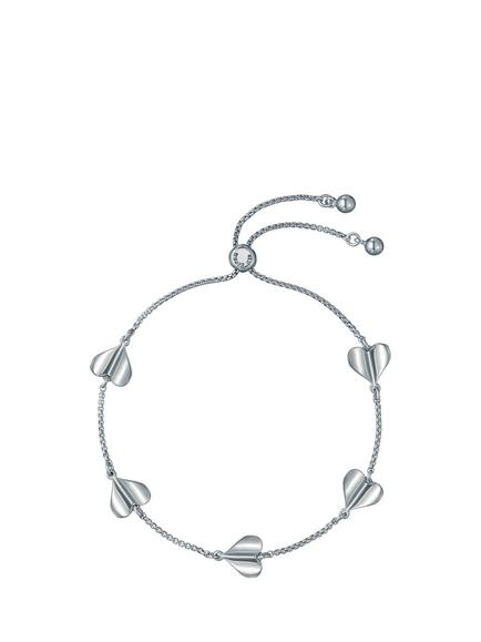 Ted Baker Hedra Flutter Heart Adjustable Bracelet, Silver