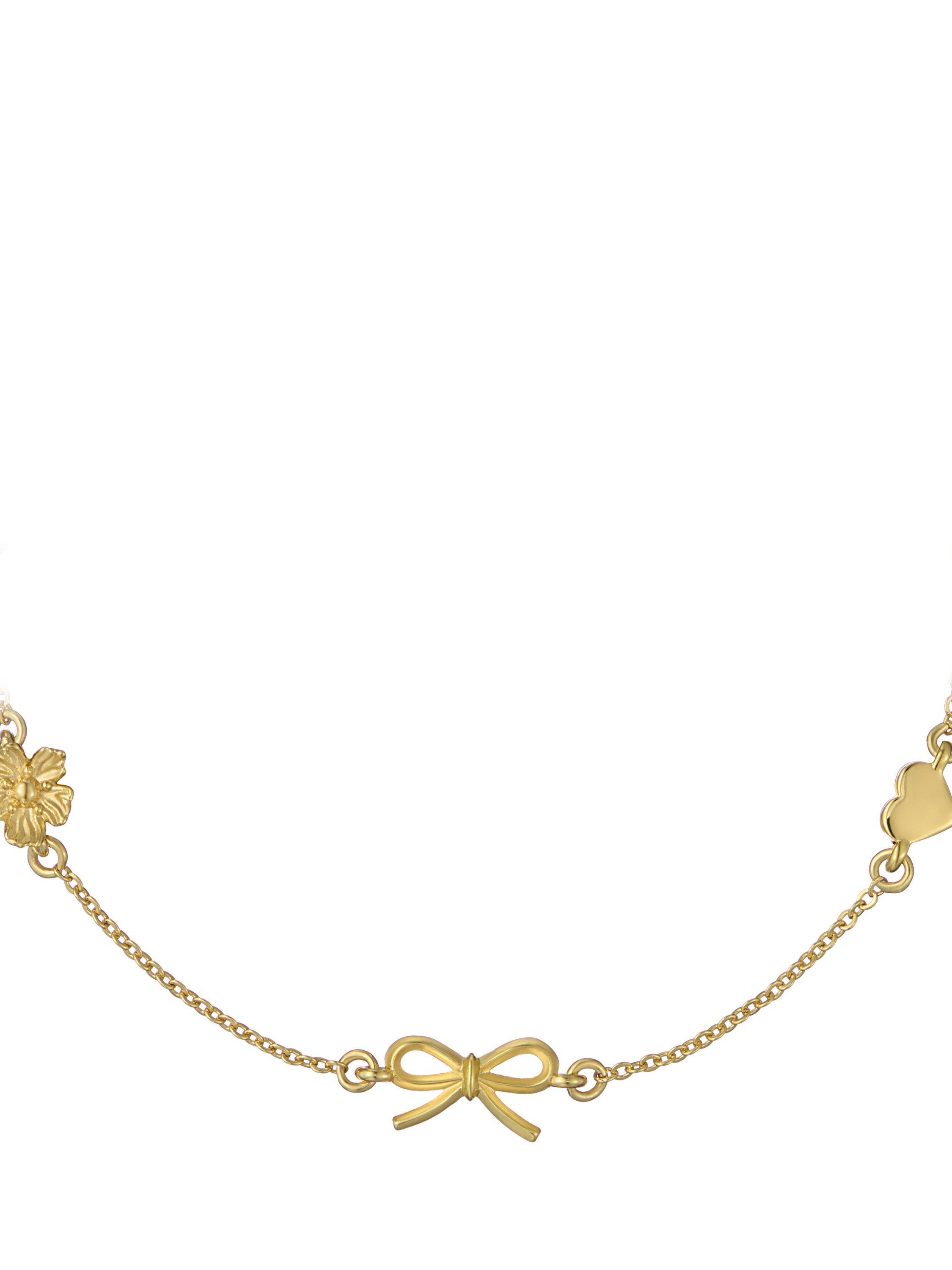 Product image 3 of 6, which shows Ted Baker Ilona Mini Icons Adjustable Bracelet, Gold