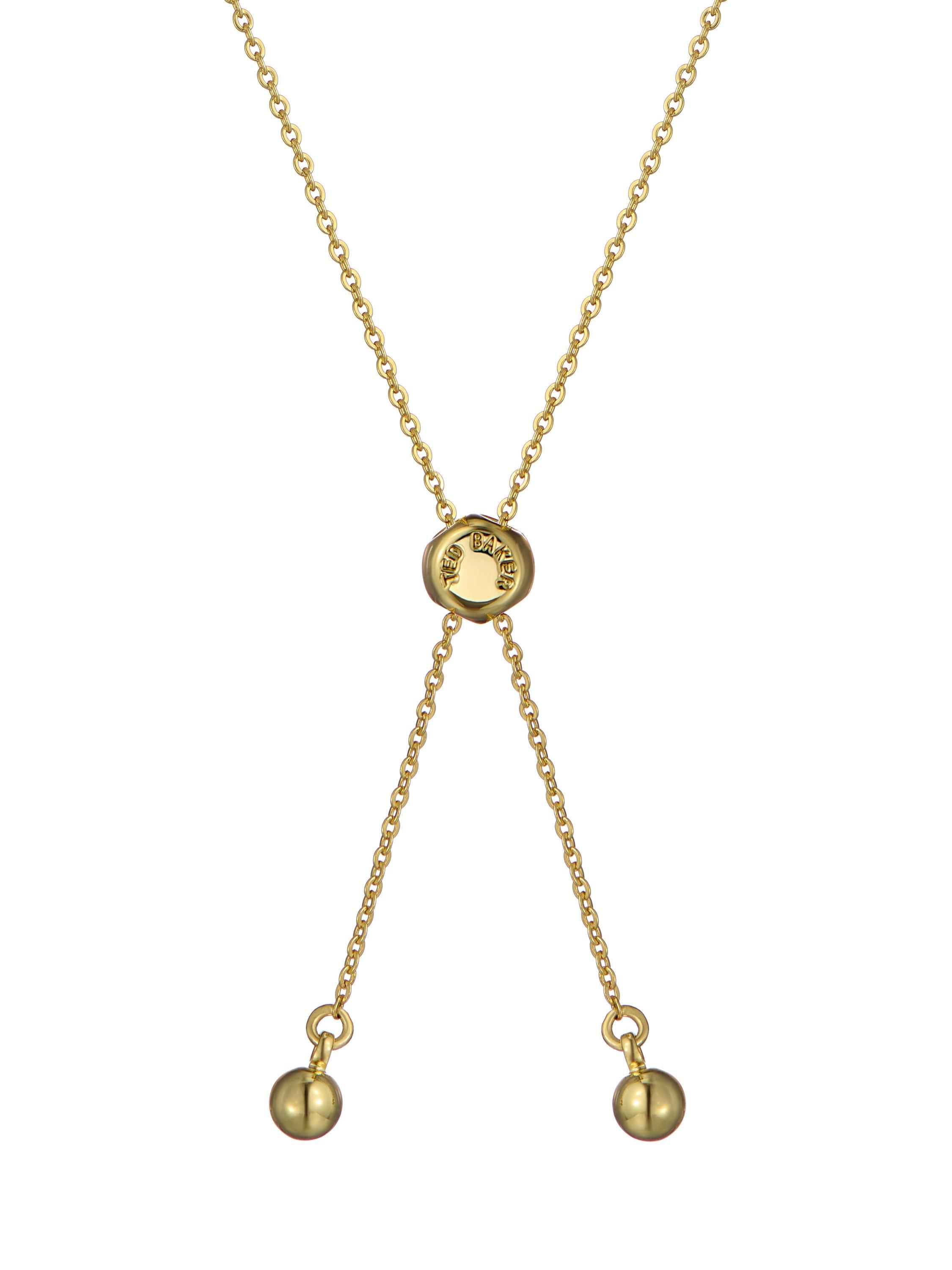 Product image 4 of 6, which shows Ted Baker Ilona Mini Icons Adjustable Bracelet, Gold