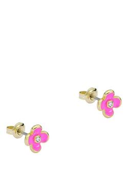 Ted Baker Gayla Garland Stud Earrings, Pink/Gold, Gold Tone
