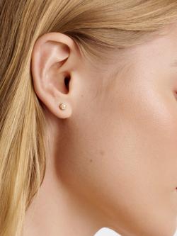 Ted Baker Sinee Mini Pearl Stud Earrings, Gold - view 2, Gold