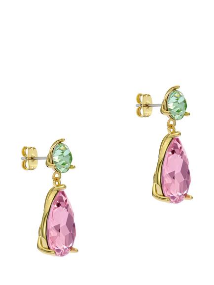 Ted Baker Teaire Crystal Teardrop Earrings, Gold/Pink