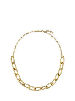 Ted Baker Corola Contour Chain Necklace, Gold, Gold Tone