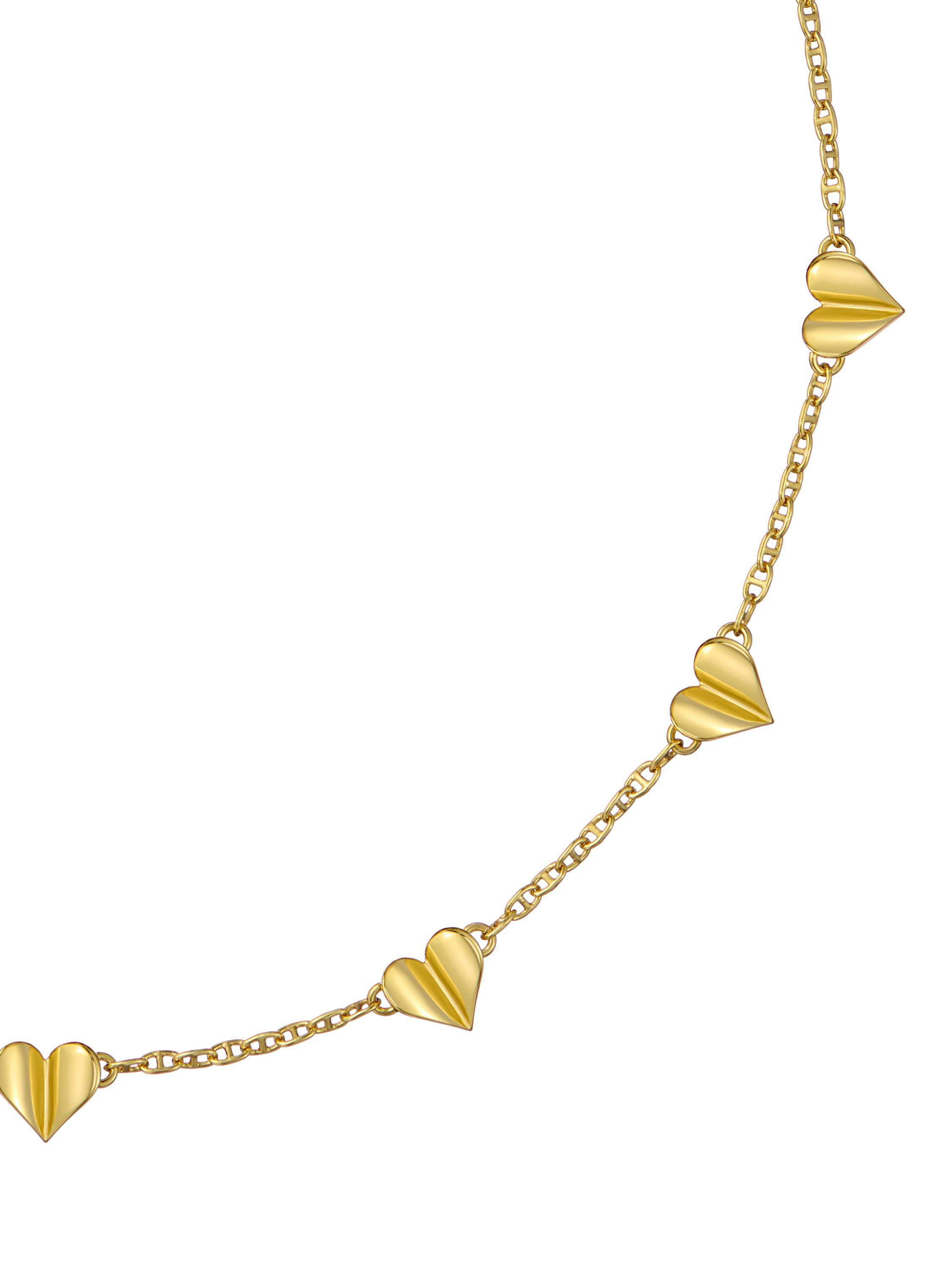 Product image 4 of 6, which shows Ted Baker Helena Flutter Heart Necklace, Gold
