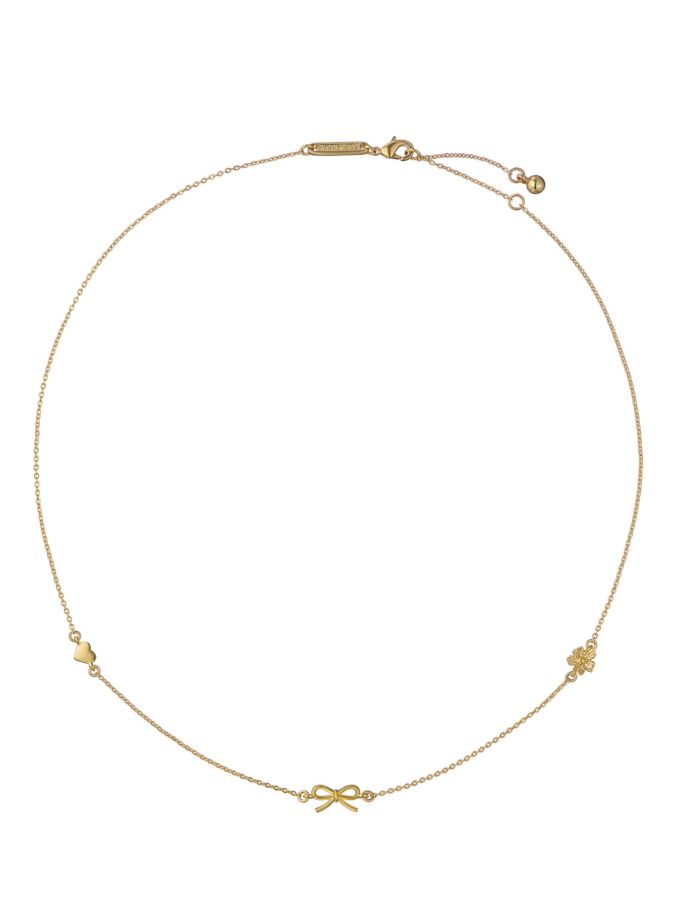 Product image 1 of 6, which shows Ted Baker Iona Mini Icons Necklace, Gold