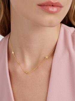 Ted Baker Iona Mini Icons Necklace, Gold - view 2, Gold Tone
