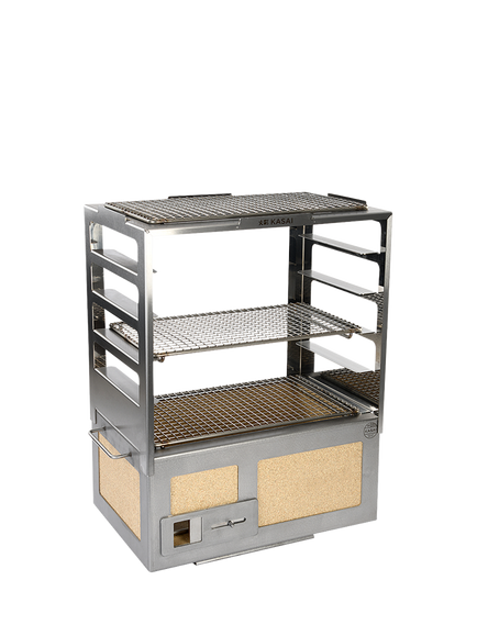 Kasai Little Konro Grill Charcoal BBQ & Robata Rack Edition - view 2, Silver