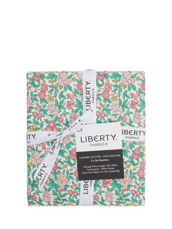 Liberty Fabrics Everlasting Collection Fat Quarter Quilting Fabric, Pack of 5, Soho Stripe - view 2, Pink