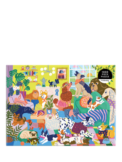 Galison Good Dog Club Jigsaw Puzzle, 1000 Pieces - view 2, Multi