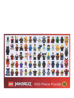 Galison LEGO Ninjago Mini Figures Jigsaw Puzzle, 500 Pieces, Multi