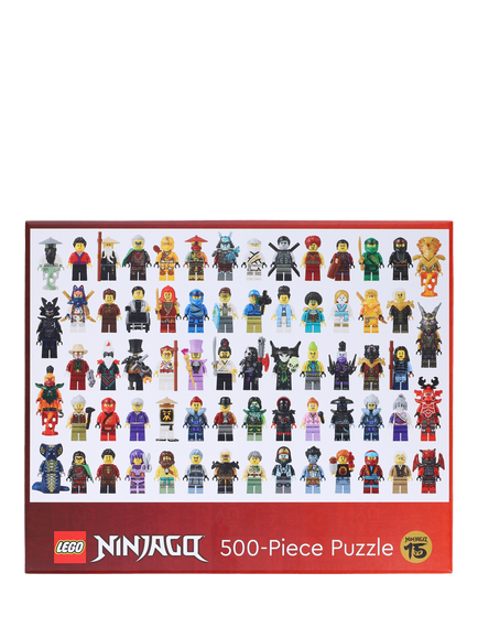 Galison LEGO Ninjago Mini Figures Jigsaw Puzzle, 500 Pieces, Multi