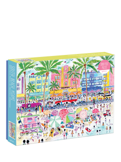Galison South Beach Miami Jigsaw Puzzle, 1000 Pieces, Multi