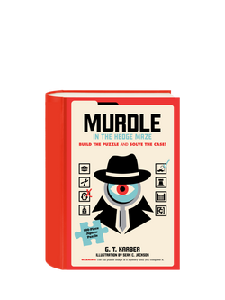 Chronicle Books Murdle In The Hedge Maze Puzzle Game, Multi
