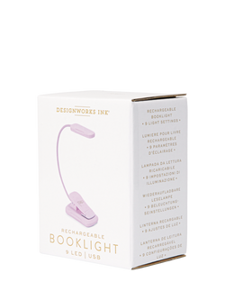 DesignWorks Ink LED Book Light, Pink - view 2, Pink