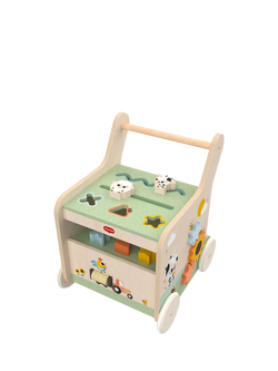 Tiny Farm Farmers Funday Push & Play Wooden Walker - view 2, Multi