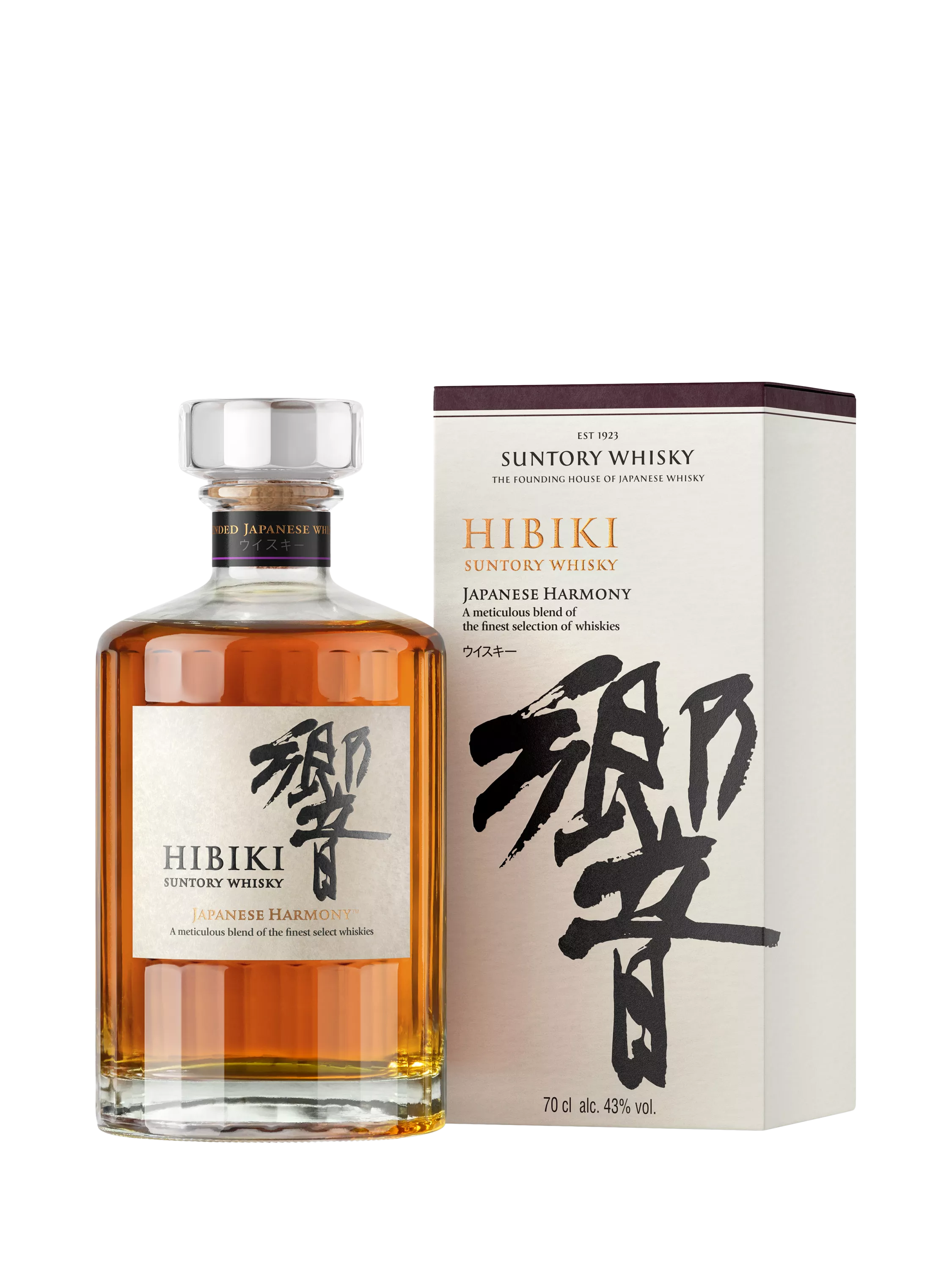 Hibiki Japanese Harmony Blended Whisky, 70cl