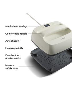 Cricut EasyPress™ SE Heat Press and Cricut EasyPress Mat, Standard, W22.5 x L22.5cm - view 2, Taupe
