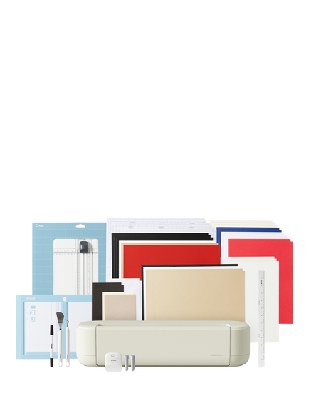 Cricut Explore® 5 Cutting Machine and Essentials Bundle, Cream