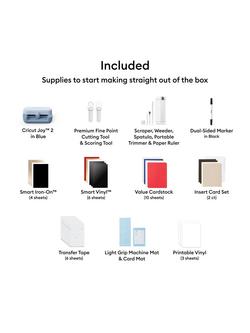 Cricut Joy™ 2 Cutting Machine and Essentials Bundle - view 2, Blue