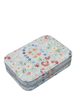 Daisy London x John Lewis Archives Print Jewellery Case, Multi Floral, Multi Floral