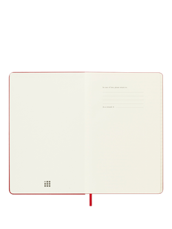 Moleskine Weekly 18 Month 2026-2027 Diary, Red Scarlet - view 2, Red Scarlet
