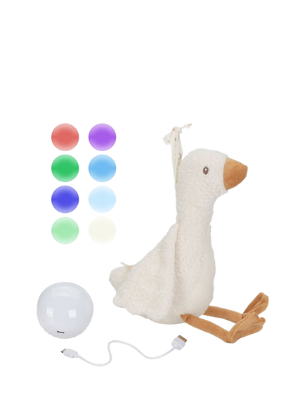 Little Dutch Cuddle Goose Light & Sound Toy, Multi