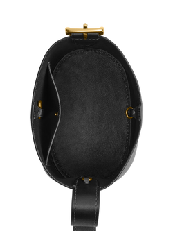 Coach Bleecker 21 Leather Bucket Bag - view 2, Black