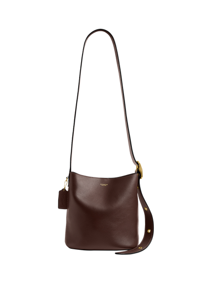 Coach Bleecker 21 Leather Bucket Bag, Maple