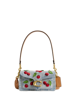 Coach Cherry Tabby 20 Shoulder Bag, Denim Multi, B4/Denim Multi
