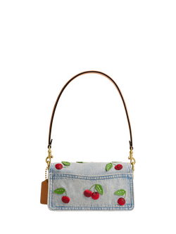 Coach Cherry Tabby 20 Shoulder Bag, Denim Multi - view 2, B4/Denim Multi