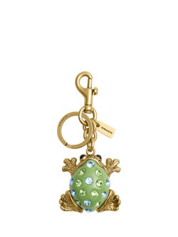 Crystal Frog Bag Charm, Green Multi, B4/Green Multi