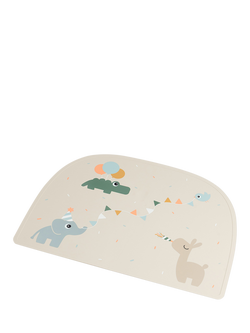 Done By Deer Silicone Placemat, Sand - view 2, Sand