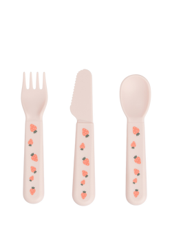 Done by Deer Tiny Farm Foodie Cutlery Set, Powder, Farm