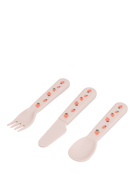 Done by Deer Tiny Farm Foodie Cutlery Set, Powder - view 2, Farm