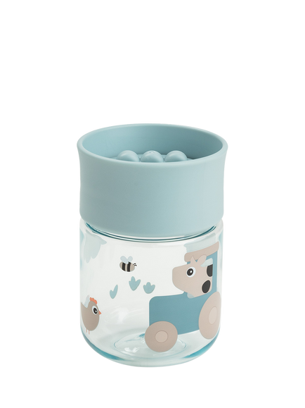 Done by Deer Tiny Farm 360 Learning Cup, Blue, Blue