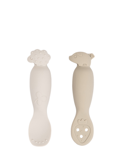 Done by Deer Learning Spoon Set, Sand, Sand