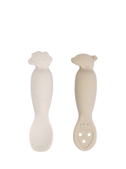 Done by Deer Learning Spoon Set, Sand, Sand