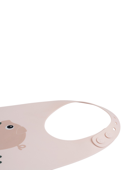 Done By Deer Pigee Silicone Bib, Powder - view 2, Powder