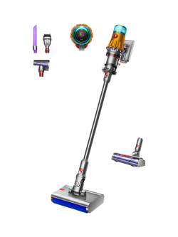 Dyson V12s Detect Slim Submarine Cordless Vacuum Cleaner, Yellow Nickel, Yellow Nickel