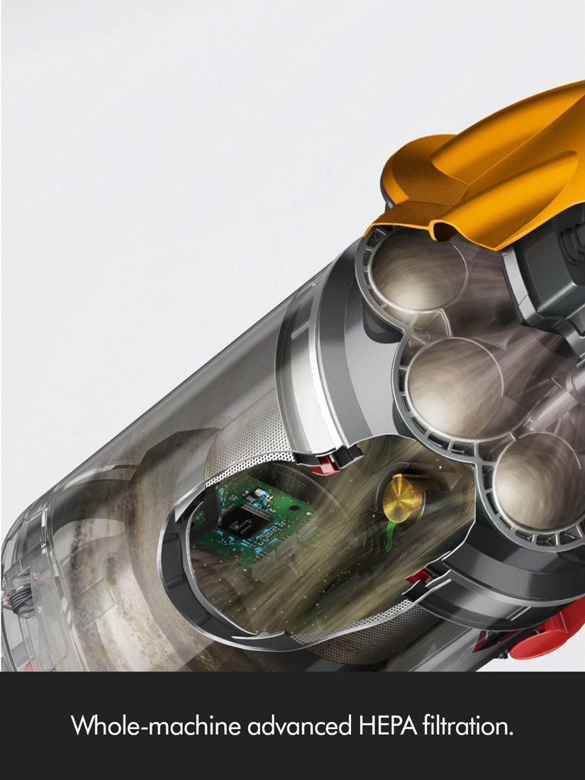 Dyson V12s Detect Slim Submarine Cordless Vacuum Cleaner, Yellow