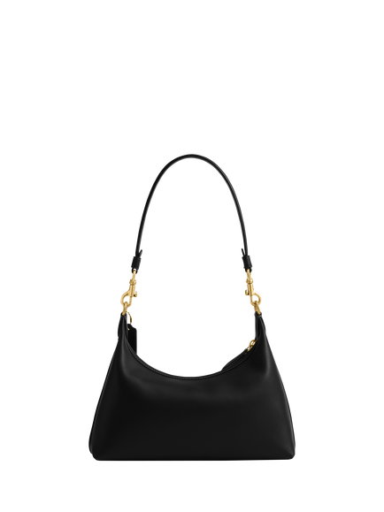 Coach Juliet 25 Leather Shoulder Bag, Black - view 2, B4/Black