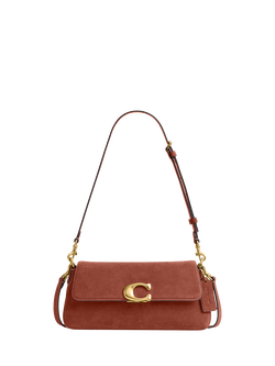 Coach Jet Suede Bag, Clay, B4/Clay